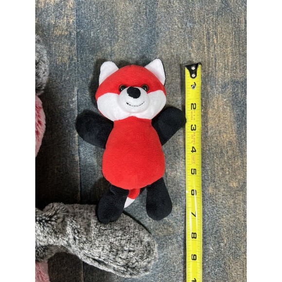 Animal Adventure Mama and Baby Fox Plush Stuffed Animal! Red, Gray! - Picture 3 of 9